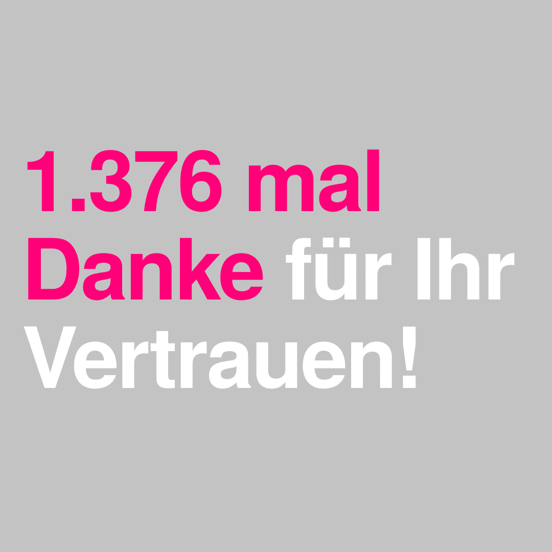 1.376 mal Danke